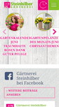 Mobile Screenshot of gaertnerei-steinhilber.de